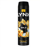 Gold Aerosol Body Spray Men'S Deodorant Spray with an Oud Wood & Fresh Vanilla Scent for 48 Hours of Odour Busting, High Defnition Fragrance 6X 200 Ml