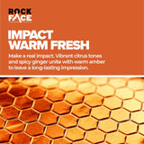 Rock Face Men'S Body Spray - Impact Fragrance Body Spray Deodorant for Men, 200Ml, Ginger & Amber Scent, Long Lasting, Multipack of 6