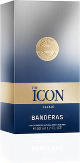 -The Icon Elixir Eau De Perfume for Men - Long Lasting - Fresh, Elegant, and Sexy Scent - Spicy, Marine, and Woody Notes - Ideal for Special Events - 50 Ml