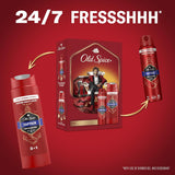 Gentleman Gift Set for Men with Captain Deodorant Spray and Shower Gel, 24/7 Fressshhh with Daily Use, Long Lasting Perfume Quality Scent