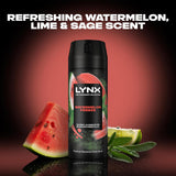 Fine Fragrance Collection Watermelon Freeze Premium Body Spray Men'S Deodorant Infused with a Watermelon, Key Lime & Sage Scent for 72 Hours of Freshness 150 Ml