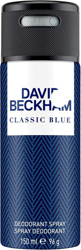 DAVID  Classic Blue Deodorant Anti-Perspirant Body Spray for Men, 150 Ml (Pack of 4)